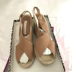 Beautiful espadrille wedges by Dian von Furstenberg